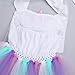TiaoBug Vestido de Unicornio Niñas para Fiesta Cosplay Disfraz Tutú Falda Lentejuelas...