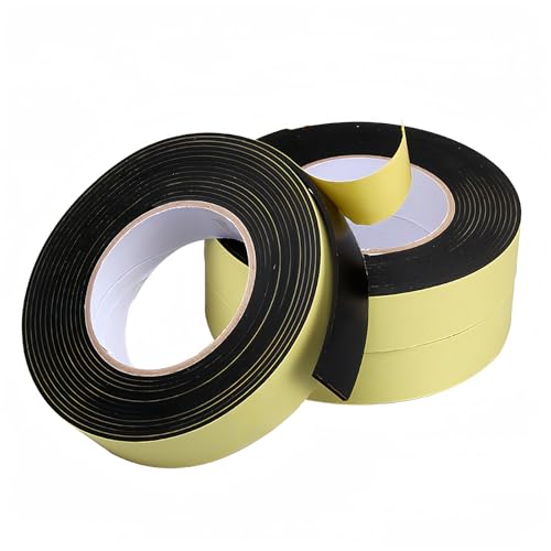 Image of Unifizz 20mm x 1mm x 10m Foam Tape Sponge Single Sided Tape Adhesive Foam Tape Weather Strip Sticker Foam Glue Strip Sealing,1PC