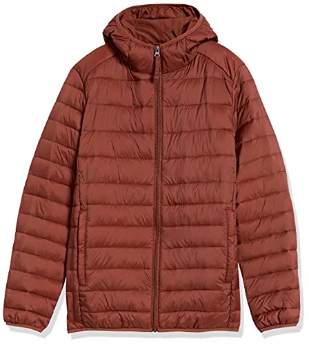 Image of Amazon Essentials Men's Lightweight Water-Resistant Packable Hooded Puffer Jacket