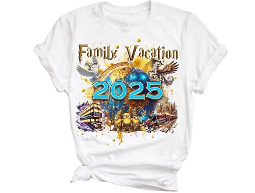 2025 Magical Family Matching Shirts, Spellbinding Birthday Squad Crew, Personalized Adventure Tees, Custom Family Vacation Trip Shirts, Spring Break Favorite, DT348 White