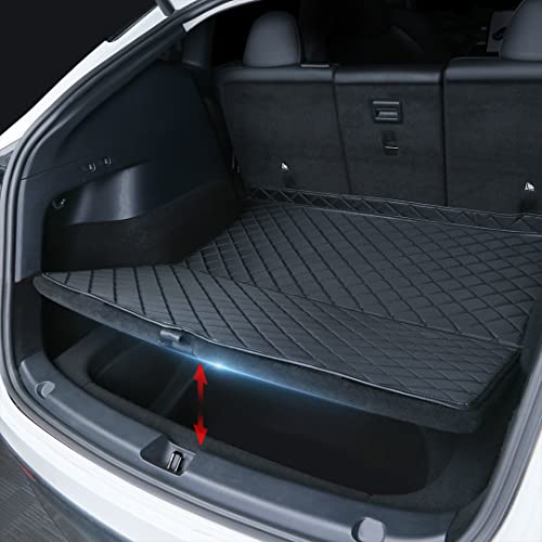 ShowEv für Tesla Model Y Kofferraummatten Frachtmatten wasserdichte rutschfeste Schutzfrachtmatte Oxford Leichtes Material Duty Geruchsneutral für Tesla Model Y Zubehör