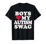Boys Heart My Autism Swag Kids & Adult Clothing
