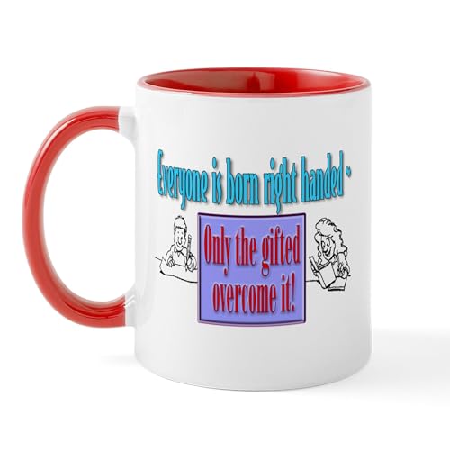 CafePress Left Handed Mug 11 oz (325 ml) Ceramic Coffee Mug