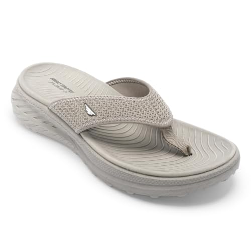 Image of Red Tape Thong Casual Sandals for Men in Dark Grey | Casual Sandals