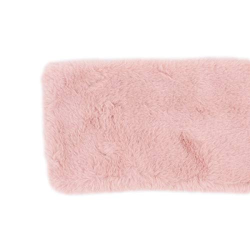 Image of surell Children's Faux Fur Pull-Through Scarf - Kid's Fuzzy Stylish Neckwear Scarves