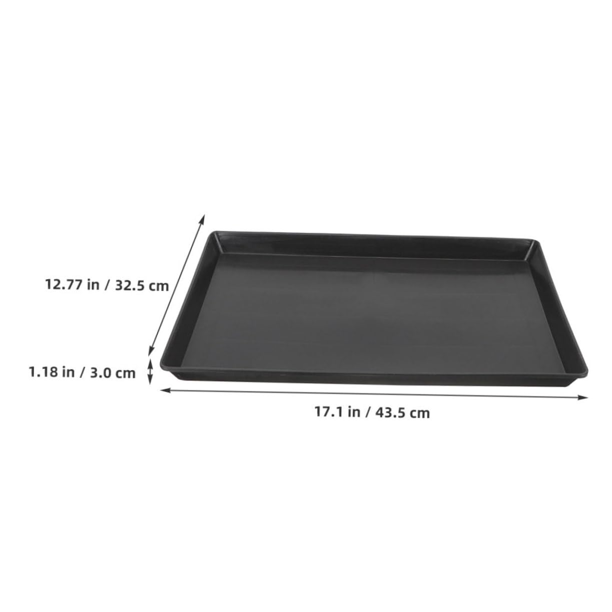 Toyvian Hundebox Bodenschale Ersatz Kunststoff Tablett Für Hundekäfige Vogelkäfige Kaninchenbox Unterlage Auslaufsicher Und Leicht Zu Reinigen 17.20X12.91X0.98In