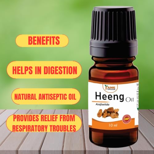 Image of Heeng (Asafoetida) Essential Oil Pure Natural Organic Vegan and Undiluted Heeng Oil - For Personal Care