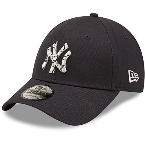 New Era Casquette 9Forty Marble Infill BullsEra Casquette de Baseball (Taille Unique - Noir)