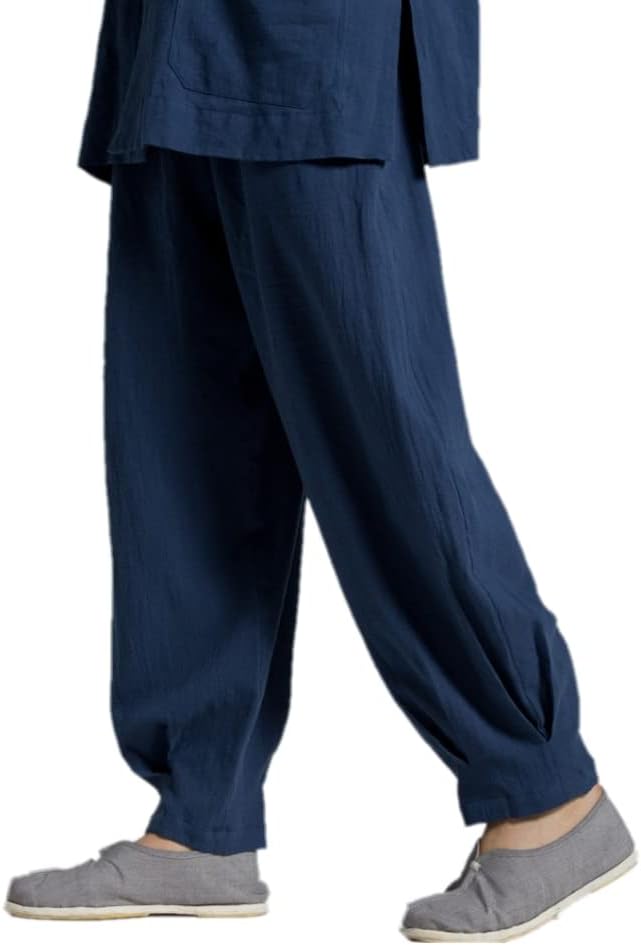Zen Meditation Yoga Practice Kungfu Loose Pants