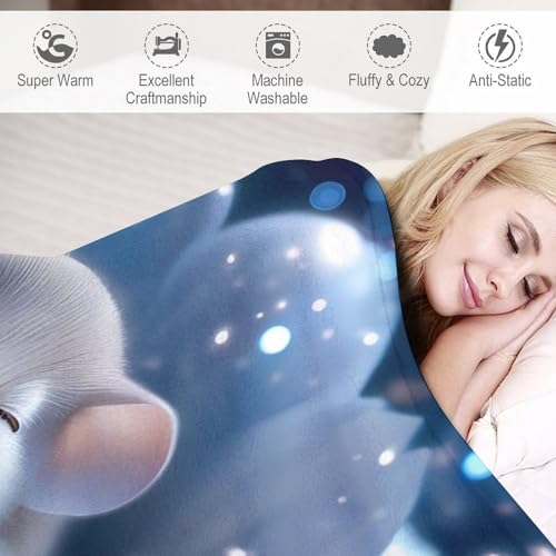 Couverture canapé souris moelleuse contre le froid hiver - 6