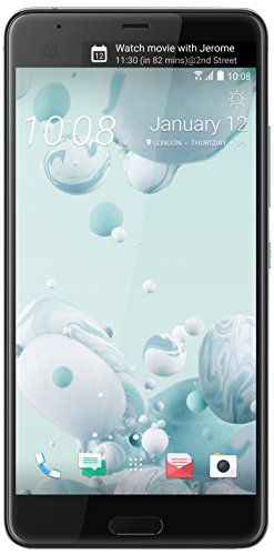 HTC U Ultra 64GB GSM Unlocked Smartphone, Ice White (Dual-Dsiplay | 16MP+12MP Cameras | 3D Audio | HTC Sense)