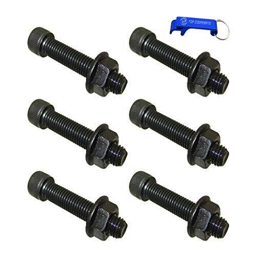 TC-Motor 1/4-28 x 1.25 Wheel Stud Bolt Nut for Racing Go Kart Cart (6)