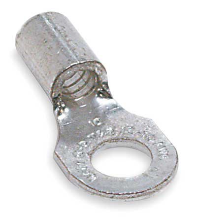 18-14 AWG Non-Insulated Ring Terminal #10 Stud PK100