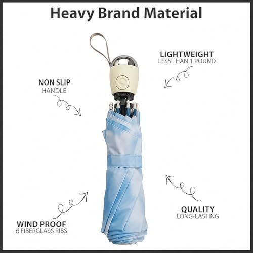 Image of HomeCloud Magic Umbrella Windproof, Sunproof & Rainproof with Sturdy Steel Shaft & Wrist Straps | Secret Blossoms Occur with Water Magic Print | Easy to Hold & Carry | Umbrella for Women, Men & Kids