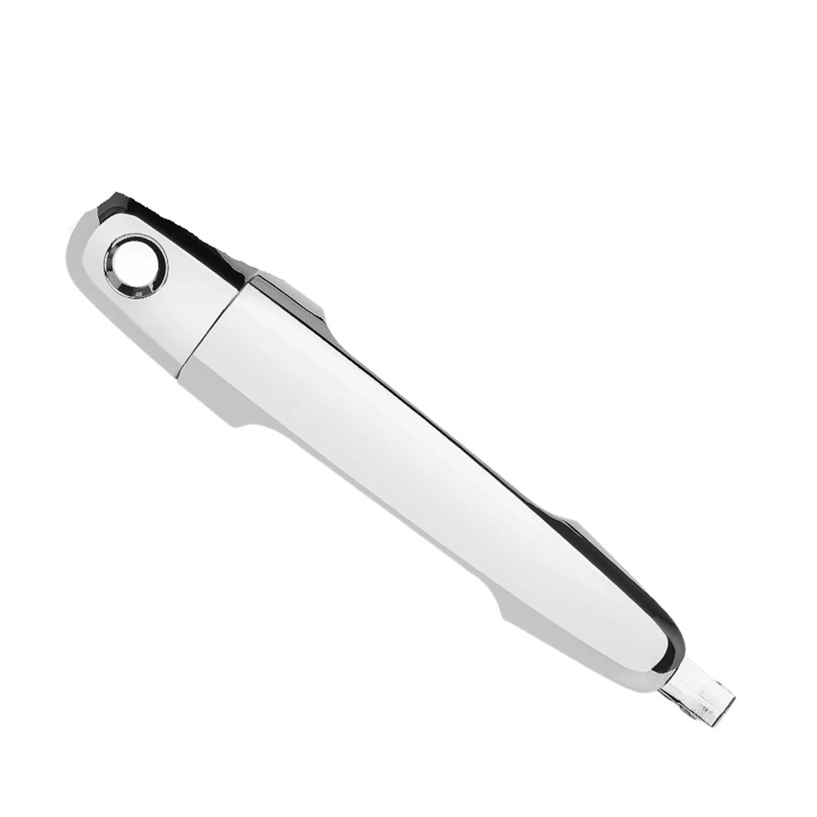 KLKWSFGFZK Outside Car Door Handle for Mitsubishi Triton ML 2006 2007 2008 2009 Exterior Front Right Door Handle(Front Right Silver)