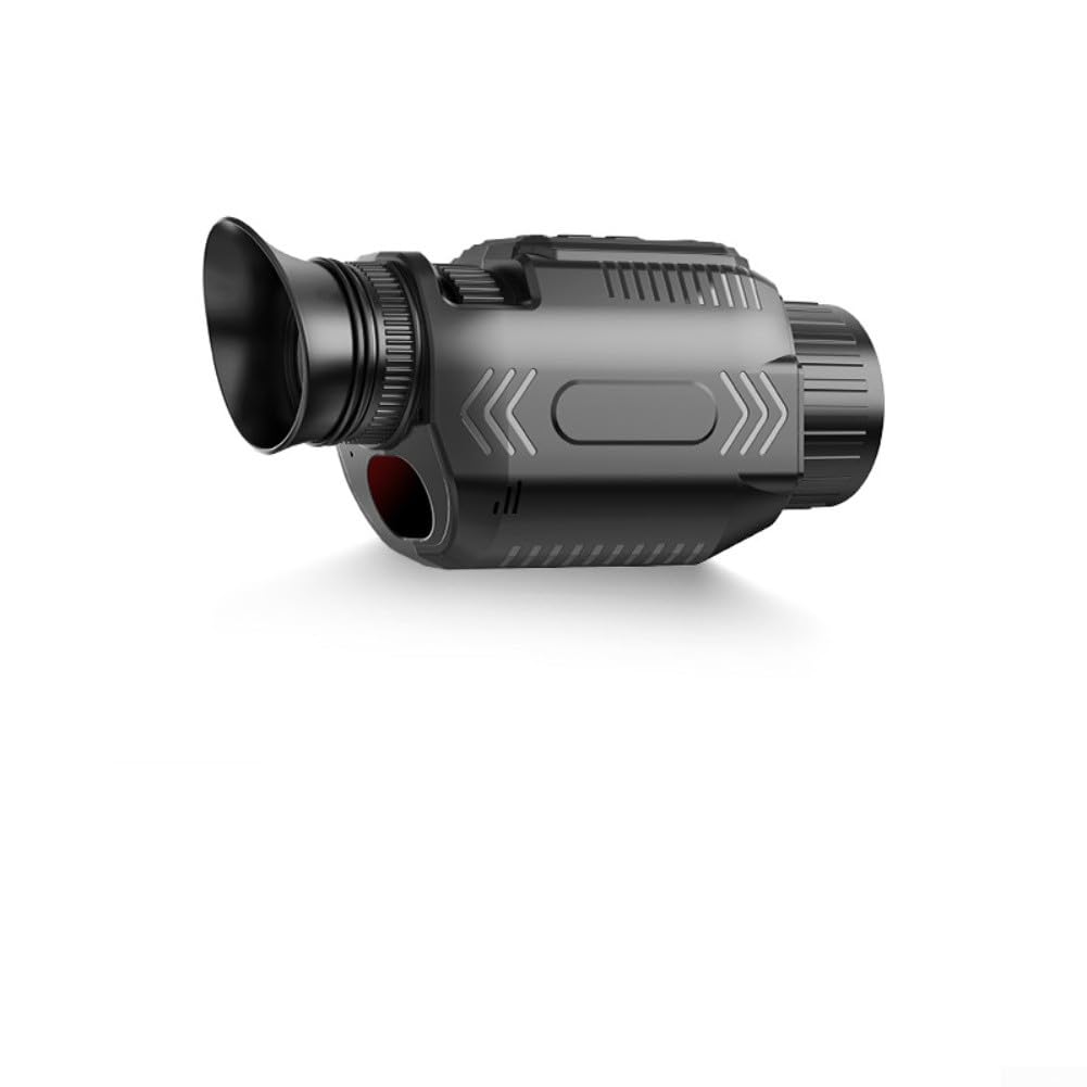 Monoculaire de vision nocturne avec vidéo 4K, zoom numérique 28x, batterie rechargeable USB C d'une durée de 8 heures pour l'extérieur et pour les activités nocturnes (D)