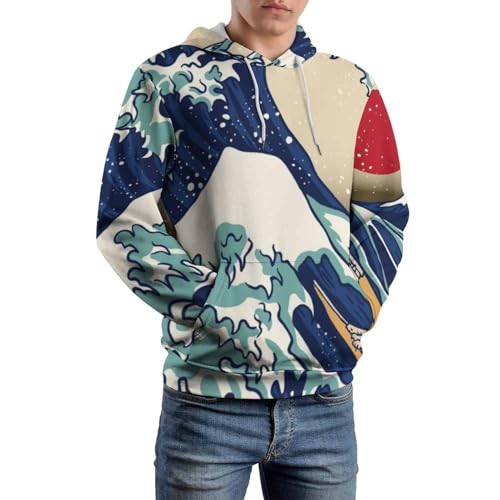 Sweats à capuche manche longue UMENG Unisexe Hoodie pull taille S imprimé - 6