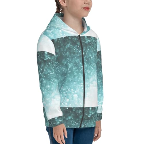 Abstract Bokeh Lights Kids Pullover Hoodies Boys Zip Up Sweatshirts Girls Athletic Clothes with Pocket4