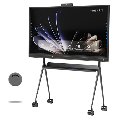 TIBURN 75 4K UHD Interactive Whiteboard with Stand
