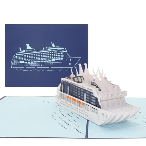 Biglietto pop-up nave da crociera - biglietto di