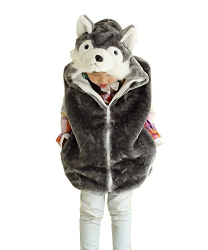 Disfraz de cosplay con capucha animal para niños unisex miniatura 1