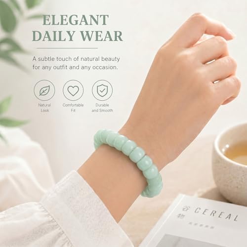 Image of Frodete Bodhi Fidget Bracelet Seed Stretch Anxiety Relief Healing Jewelry