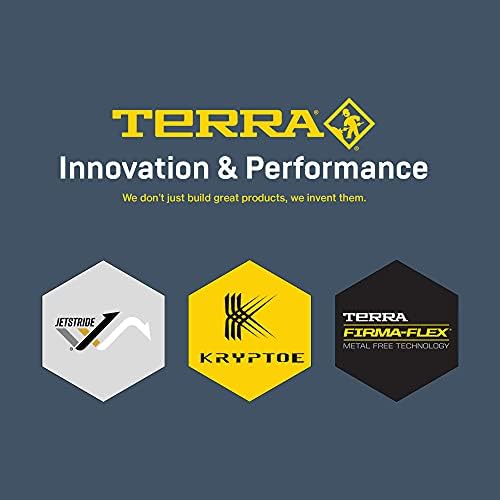 Terra Men's Lites Mid Nano Composite Toe Athletic Safety Work Shoe Industrial, Black, 4.5 Wide | Image 5
