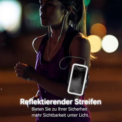 EOTW Sport Armband Handy Universal - Handytasche Joggen Armtasche Kompatibel mit iPhone 17/16/15/14/13 Pro Max Galaxy S25 Edge/S25+/S24+/S23+ FE Handyhalterung Joggen für Running Zubehör(6,2'~6,7')