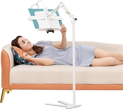 多用途読書スタンド 360° 回転・伸縮式 ベッド/ソファ/床用 重い本対応 タブレット・スマホ兼用 (標準モデル)