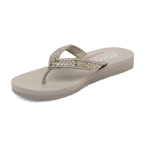 Image of Skechers Women Meditation Lotus Bae Flip Flops