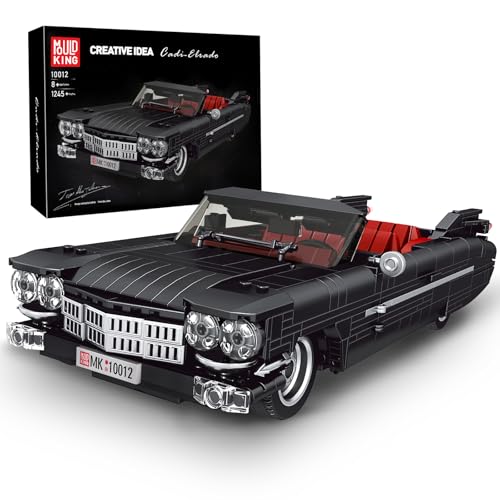Mould King 10012 Technik Sportwagen Bausteine, 1245pcs Oldtimer Auto Modell Bausteine f&uuml;r Erwachsene, tolles Oldtimer Geschenk (Statische Version)