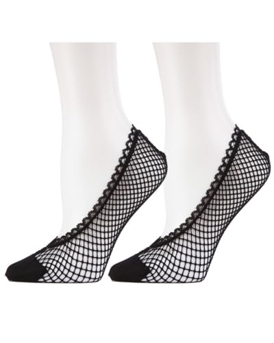 MeMoi Knit Net Fishnet Sock Liners 2 Pack2