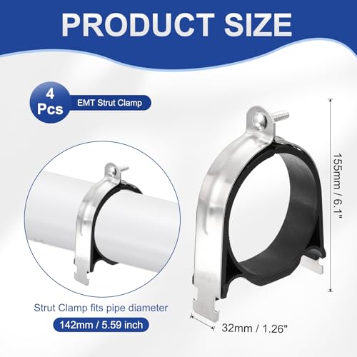 Collier de serrage inox 304 HARFINGTON haute résistance 14,5cm
