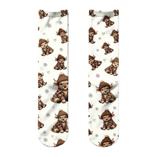 Christmas Classic Warm Fuzzy Sherpa Lined Slipper Socks for Women Holiday - image 4
