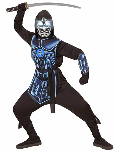W WIDMANN MILANO Party Fashion - Costume enfant Cyber Ninja, combattant, guerrier, déguisements de carnaval, Halloween