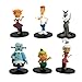 Hanna Barbera The Jetsons Collector 2" Action Figure, 6-Pack