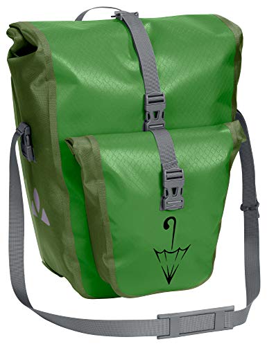 VAUDE Aqua Back Plus Single Sondermodell mit Schirmlogo Hinterradtasche Gepäckträgertasche, Parrot Green SE