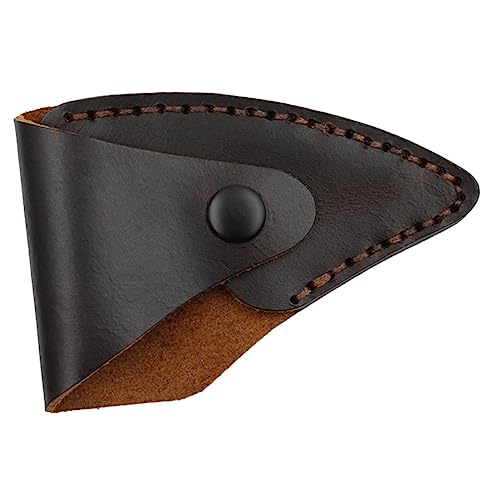 SUPVOX Hatchet Head Cover Leather Protective Sheath for Camping Portable Case for Axe Sturdy and Stylish Outdoor Axe Sheath