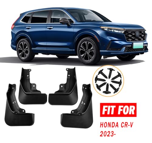 Image of Mud Flaps Mud Guards Fit for 2023-2024 Honda CRV, Front & Rear Mud Splash Guards Accessories - 4 Pc, Black