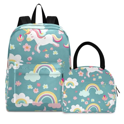 Sac à dos licorne imperméable pour éviter les cahiers mouillés