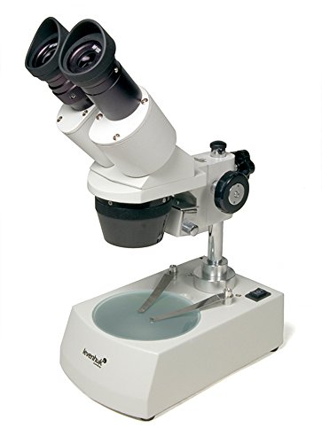 Microscopio Estereoscópico Levenhuk 3ST (20–40x) para Observaciones en 3D de Joyas, Minerales, Monedas y Otros Objetos de Interés