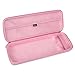 Aproca Pink Hard Travel Storage Case, for Apple Wireless Magic Keyboard 2 - MLA22LL/A and Apple Magic Bluetooth Mouse 2