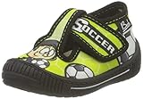 cooler Jungen Hausschuh, atmungsaktiv, gute Passform, Fussball, Soccer