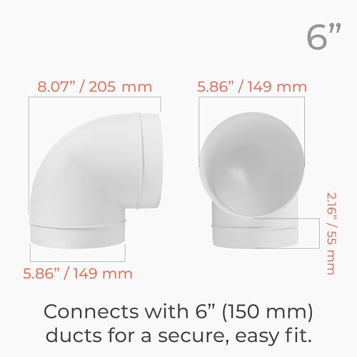 Codo de PVC de 6 pulgadas 15 Imagen adicional
