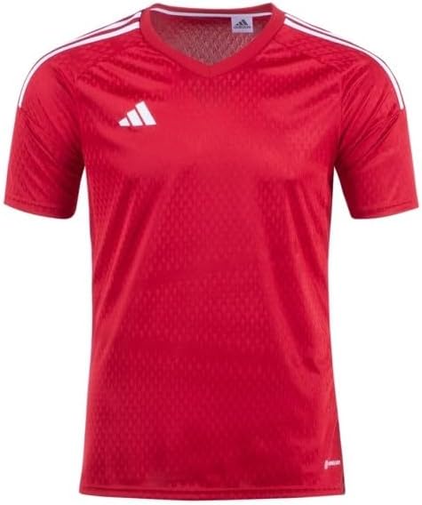 adidas Kids Boys Tiro23 Competition V Neck Short Sleeve Jersey Soccer Cleats Breathable - Grey