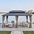 SEEHILL 12' x 20' Hardtop Gazebo, Outdoor Patio Gazebo, Aluminum Frame Patio Hardtop Gazebos with Netting and Curtain, Outdoor Patio Pergola with Double Steel Roofs for Deck, Lawns, Parties, Sandstone