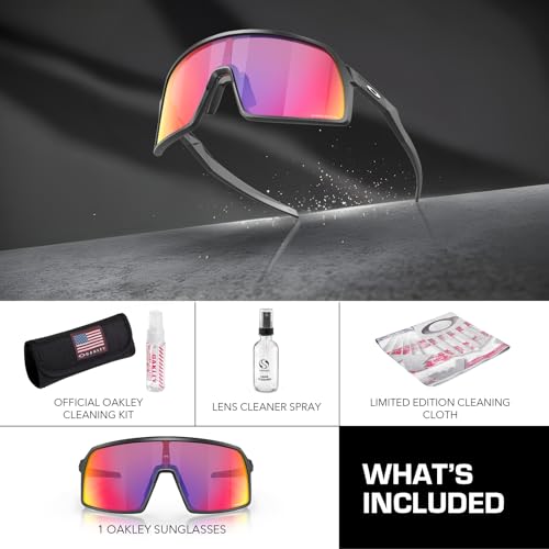 Image of Oakley SUTRO S OO9462 Shield Shape Sunglasses With Official Eyewear Kit | Men's & Women's Sunglasses