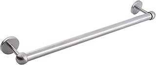Single Mały Ręcznik Bar Rail, 20cm ~ 120 cm Stojak na ręcznik do łazienki, Wieszak na danie kuchenne Wieszak, wysokiej jakości ręcznik ze stali nierdzewnej, srebrny (Size : 20CM)