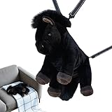 プラッシュ リュック - 馬型 リュックサック | キッズ プラッシュ リュック - 子供 男の子 女の子 息子 娘 保育園 幼稚園 デイケア 旅行 ピクニック 週末旅行 向け