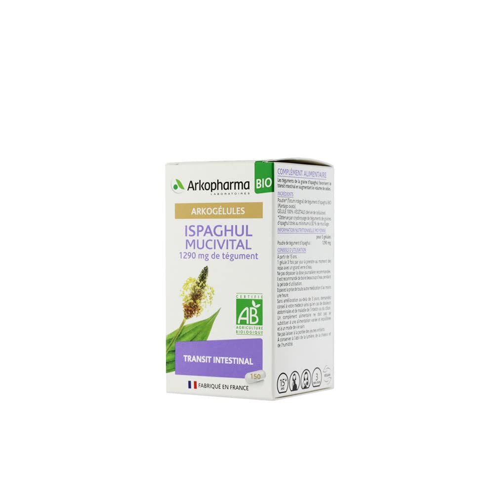 Arkopharma Arkogélules Ispaghul Mucivital 150 gélules